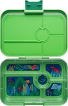 Yumbox Tapas XL - boîte à lunch Bento box étanche - 5 compartiments - Plateau Jurassic Green / Jungle