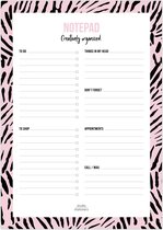 creatively organized leaves pink A5 | Studio Stationery