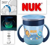 NUK | Mini Magic Cup Night | drinkbeker | 360° | 6+ m | oplichtend in het donker | 160 ml | blauw 6+ m