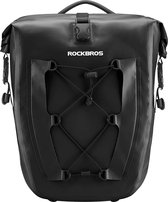 ROCKBROS Bagagedragertas, Enkele fietstas voor bagagedrager, 25 - 32 l, 100% waterdicht, achterwieltassen met draaggreep