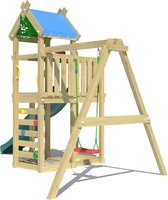 Houten Speeltoestel Kleine tuin • Nomad 1-Swing | hoogte: 270 cm | Platformhoogte: 125 cm