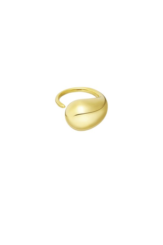 Ring - Yehwang - Goud - Druppel - Statement ring - Stainless steel sieraden