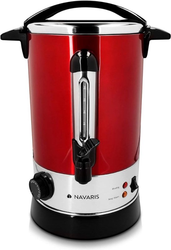 Glühweinketel 6.8L met thermostaat Heetwaterdispenser inmaaktoestel vulstandindicator