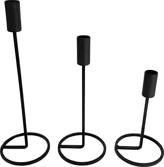 Triple Tree Topper Stand, Kerstboom Kaars Topper, Zwarte Kerstboom Kaarsenhouders, 3-Tier Zwarte Kandelaar Kaarsenhouder Voor Kandelaar, Kerstboom Toppers