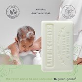 Nelumbo Puur Geitenmelkzeep 50gr| (BABY) lichaam- en haarzeep geschikt voor ECZEEM|100% Natuurlijk handmade soapbar