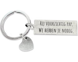 Drive safe sleutelhanger - Rij voorzichtig - Nederlandse tekst