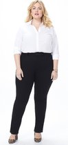 NYDJ Marilyn Jeans droit Zwart Premium Denim (Plus) | Noir