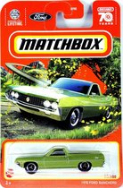 MATCHBOX FORD 1970 RANCHERO 17-100 METALIC GREEN (1:64)