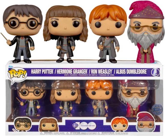 Funko Harry, Hermione, Ron en Albus - Funko Pop! Harry Potter - 4-pack Figuur