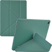 iMoshion Tablet Hoes Geschikt voor Lenovo Tab M10 Plus (3rd gen) - iMoshion Origami Bookcase tablet - Donkergroen