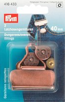 Prym Tuinbroekgarnituur 40mm koperkleurig.