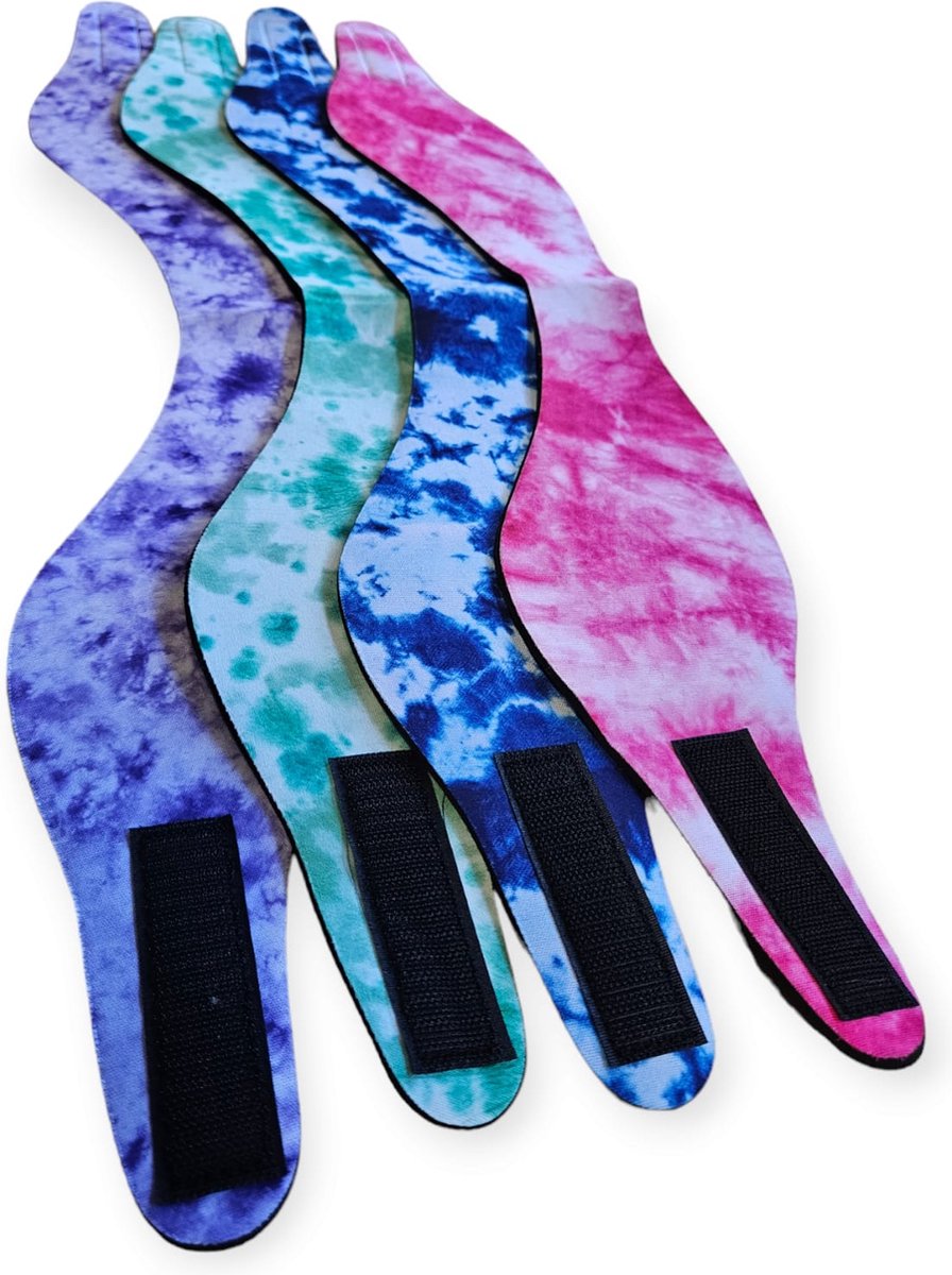 Goedkoopste Hoofdband zwemmen tie dye Blauw
