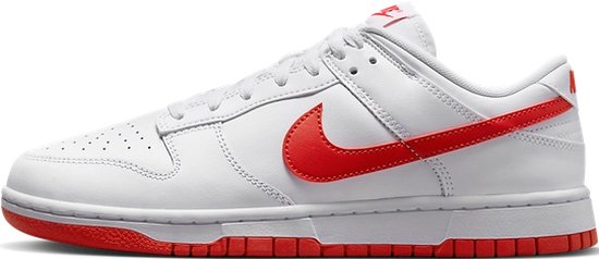 Nike Dunk Low Retro ''Picante Red'' - Baskets pour femmes - Unisexe - Taille 42 - Wit/ Rouge