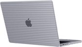 Tech21 Evo Wave - MacBook Pro 14 (2021 & 2023) laptophoes - 14 inch cover - Transparant - Hard case