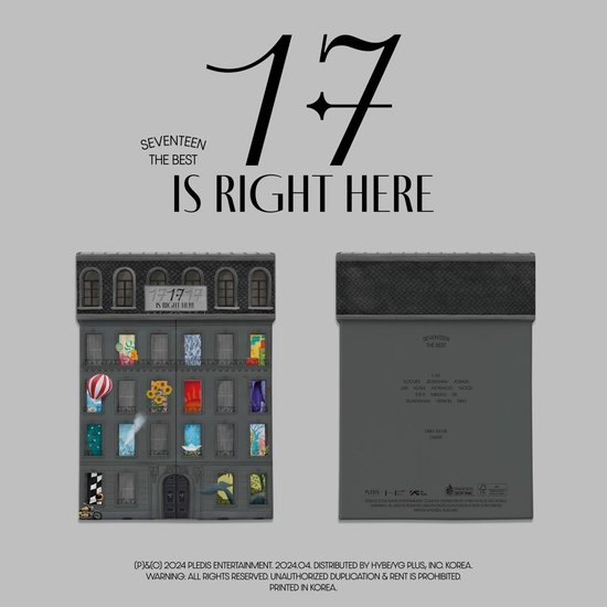 Seventeen - Seventeen Best Album '17 Is Right Here' (CD) (Here Version)