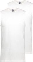 Alan Red T-shirt Montana 2 Pack 6684 01 White Mannen Maat - S