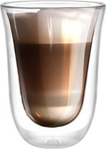 Set van 4 dubbelwandige/thermische glazen voor thee/koffie/latte.. 27cl - elegant model