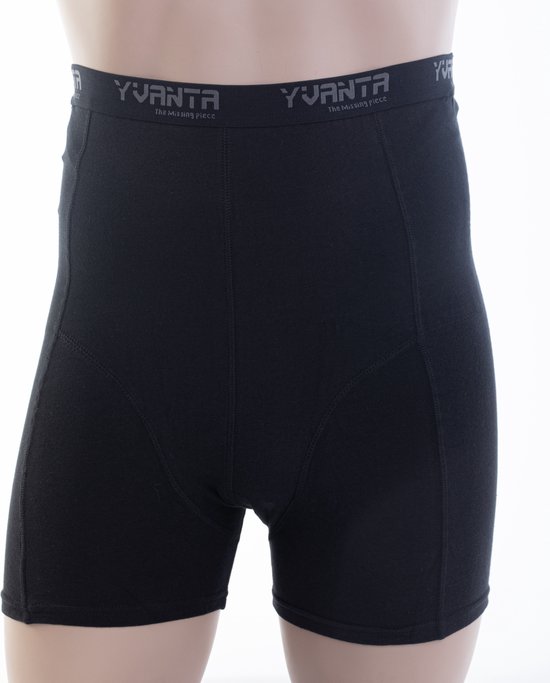 Yvanta underwear - Stoma ondergoed met buidel – Zwart - maat M