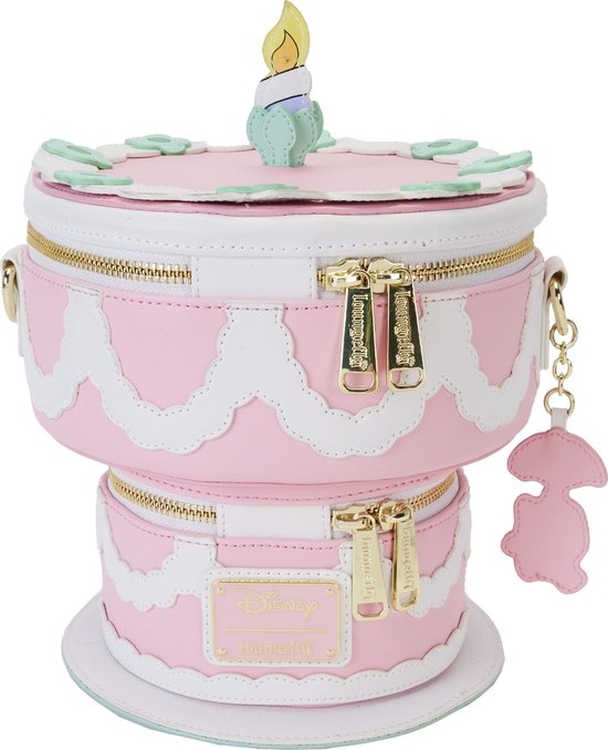 Disney Loungefly Crossbody Bag Alice in Wonderland Unbirthday Cake