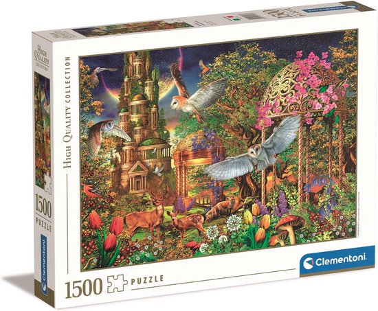 Clementoni - Puzzel - 1500 Stukjes - Woodland Fantasy Garden - Puzzel Voor Volwassenen - High Quality Collection