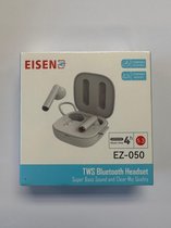 Eisenz Draadloze Oordopjes Bluetooth Headset Super Bass Geluid Helder Microfoonkwaliteit - Zwart