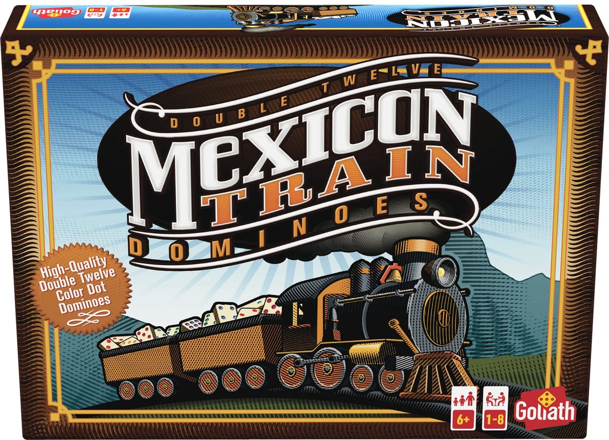 Goliath Mexican Train Dominoes - Actiespel - Domino - Goliath