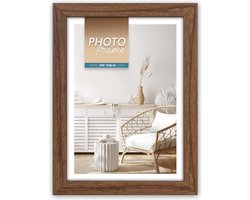 ZEP - Houten Fotolijst Vivan 8 Donkerbruin voor foto formaat 10x15 - V33468