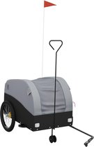 vidaXL-Fietstrailer-45-kg-ijzer-zwart-en-grijs