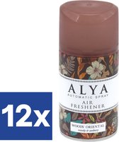 Alya Freshmatic Navulling Luchtverfrisser Woody Oriental (Voordeelverpakking) - 12 x 250 ml