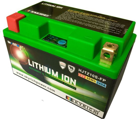 Lithium Ion Accu Ltz10S Ytz10S Skyrich – Licht, Snel Opladen, Langdurig, Spillvrij, Hoogwaardige Motoraccu