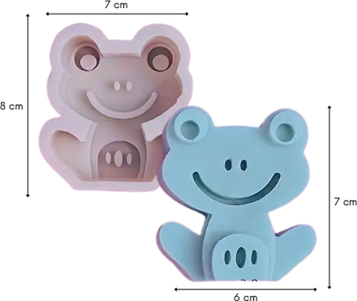 Kikker epoxyhars mallen - Cartoon 3D DIY Dieren Siliconen Hars Mallen,Hars Schimmel Dierlijke Kaars Schimmel Siliconen Mal Voor Hars Kaars Schimmel Klei Schimmel Handgemaakte Kaars Schimmel Elinrat
