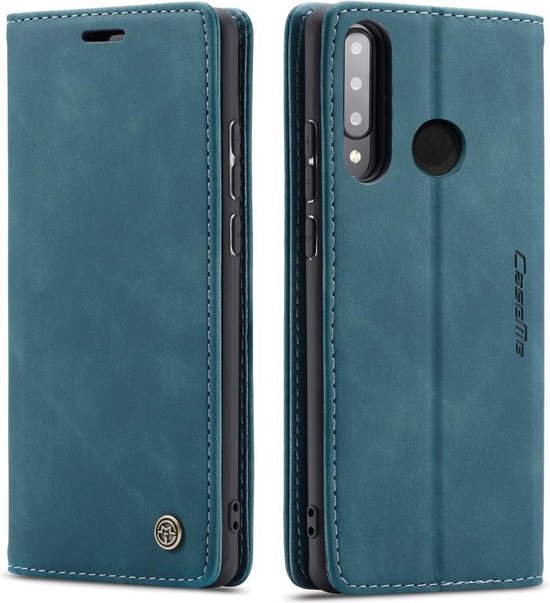 CaseMe Book Case - Geschikt voor Huawei P30 Lite Hoesje - Blauw