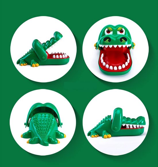 Jeu De Société Crocodile Dentiste - Jouet D'action Et De Réaction Pour Enfants, Famille, Fêtes - 7