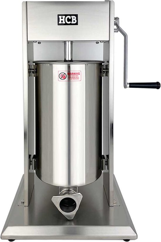 HCB® - Professionele Horeca Churros machine - verticaal - 15 liter - RVS / INOX - Churrosmachine - Churros maker - 37x33x71 cm (BxDxH) - 17 kg