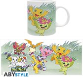 ABYstyle Digimon Mug-Départ (Divers) Nouveau