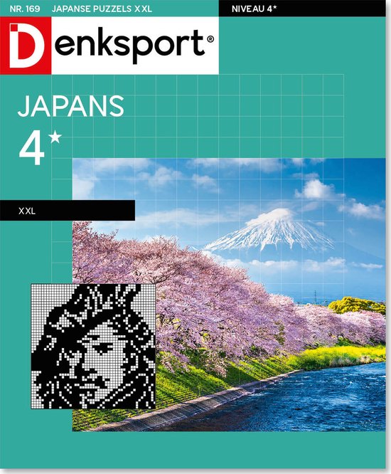Denksport Puzzelboek Japanse puzzels 4* XXL, editie 169