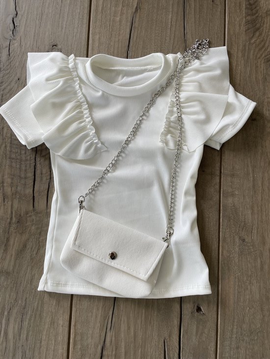 T-shirt en tas Off-White Maat 128 Kinderkleding