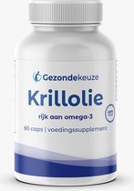 Gezondekeuze Krillolie - Voedingssupplement - Rijk aan omega-3 - 60 capsules - Keto proof