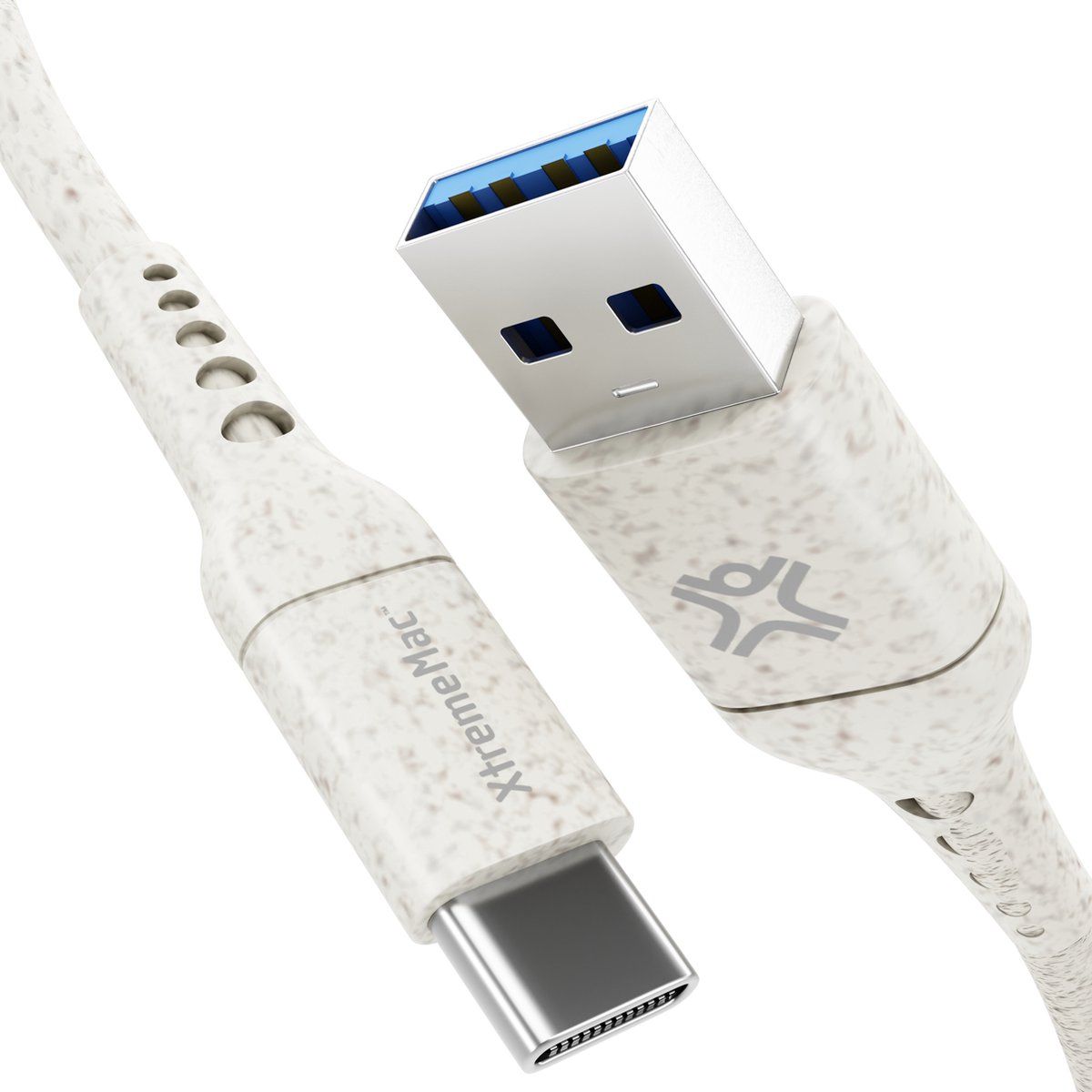 XtremeMac Eco Line Usb A naar Usb C Kabel 1m Kunststof Crème