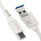 XtremeMac USB-C naar USB-A Kabel - 1 Meter - Wit (ECO)