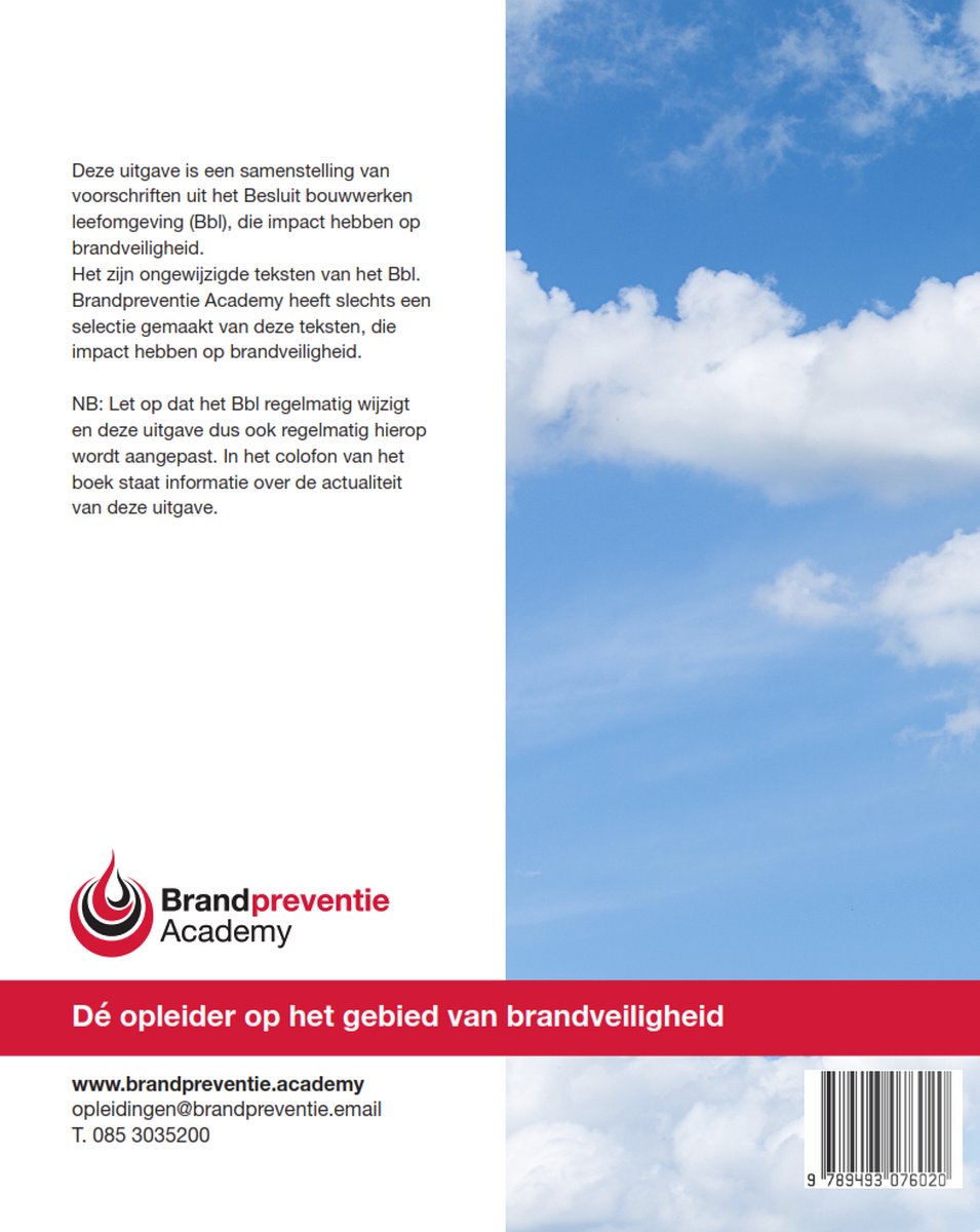 Besluit Bouwwerken Leefomgeving (Bbl) brandveiligheid - back cover