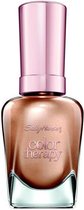 Sally Hansen Color Therapy Argan Oil Formula - 170 Glow With The Flow - Nagellak - Goud - 14.7 ml