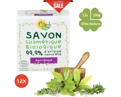 Cigale Bio | Ayurveda kruiden zeep 12x100g | Zonder conserveermiddel Zonder kleur