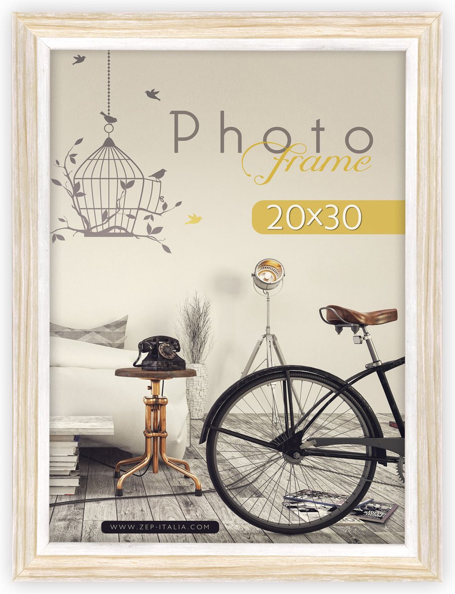 Zep Kunststof Fotolijst Corby Bruin voor foto 10x15 - RL46N