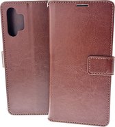Bookcase Geschikt voor: Samsung Galaxy A13 4G Bruin - portemonee hoesje - ZT Accessoires