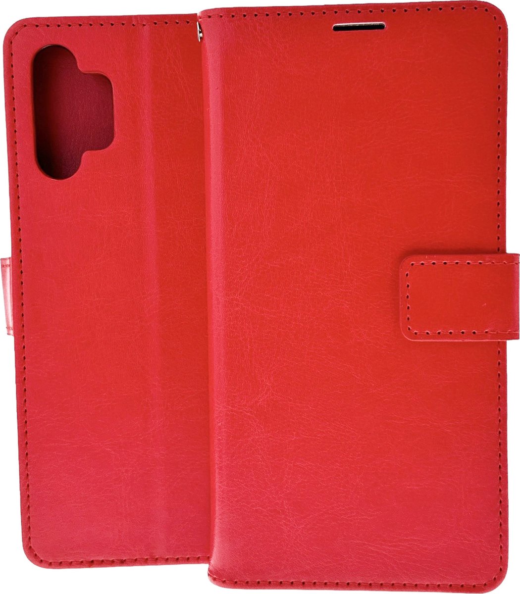 Bookcase Geschikt voor: Samsung Galaxy A13 4G Rood - portemonnee hoesje - ZT Accessoires