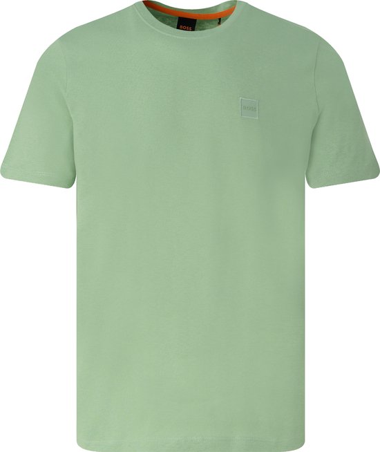 BOSS - T-shirt Tales Lichtgroen - Heren - Maat XL - Regular-fit