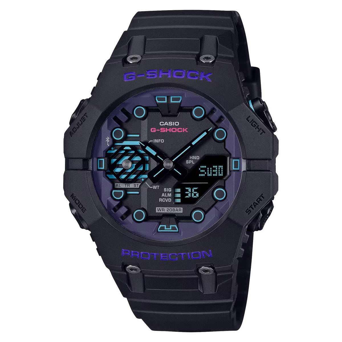 Casio G-Shock GA-B001CBR-1AER Horloge - Kunststof - Zwart - Ø 44 mm