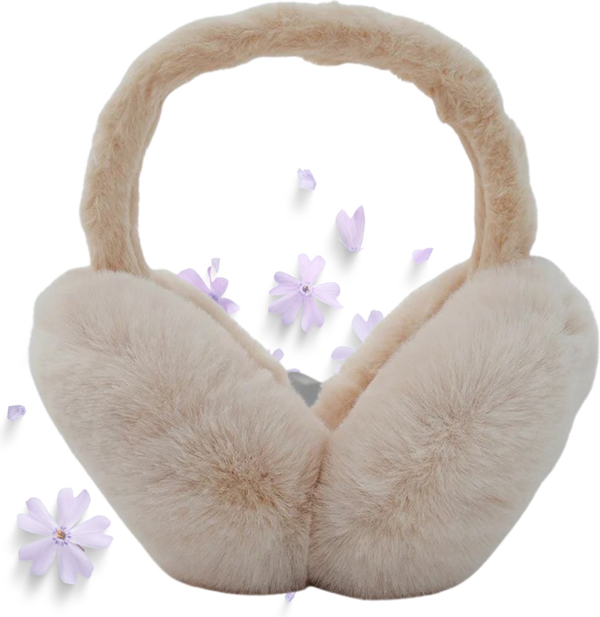 Actania Oorwarmers - Oorverwarmers - Earmuffs - Ear Warmers - Dames - Heren - Volwassenen - Winter - Beige