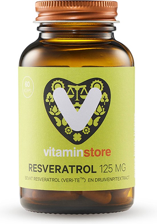 Vitaminstore - Resveratrol 125 mg - 60 vegicaps